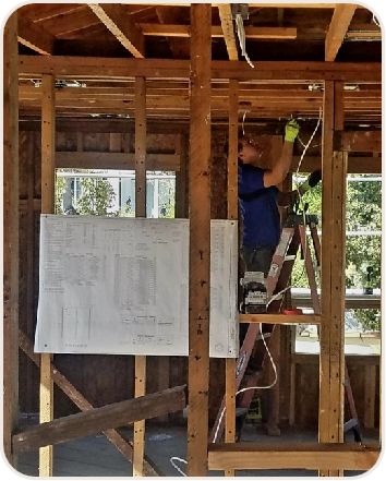 Construction crew on site